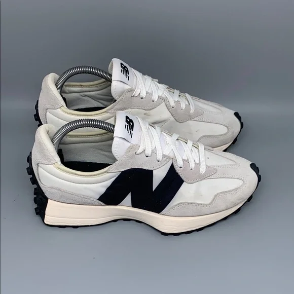 New Balance 327 Cream Black Running Shoes MS327FE Men’s Sz 9 New Balance 327 V1 Retro Sneaker – Sea Salt/White/Black  main image 2